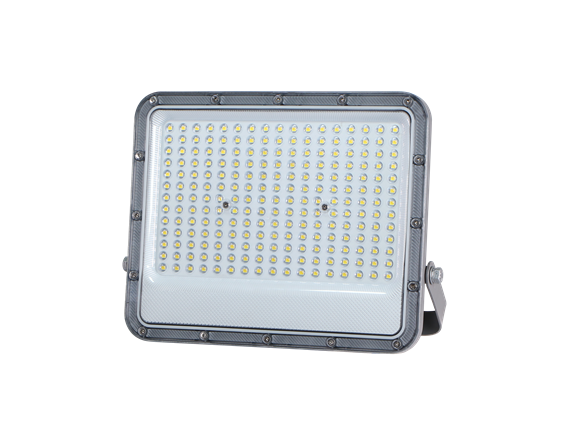 Đèn led pha thấu kính KINGECO 150w, vỏ xám, AS trắng, Chip LUMILEDS 2835